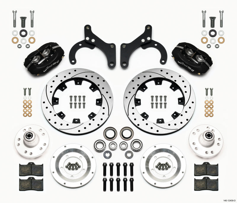 Wilwood FDL Front Kit, 12.19", Drilled, 59-64 Chevy Impala / 63-64 Corvette 140-12459-D Photo - Primary