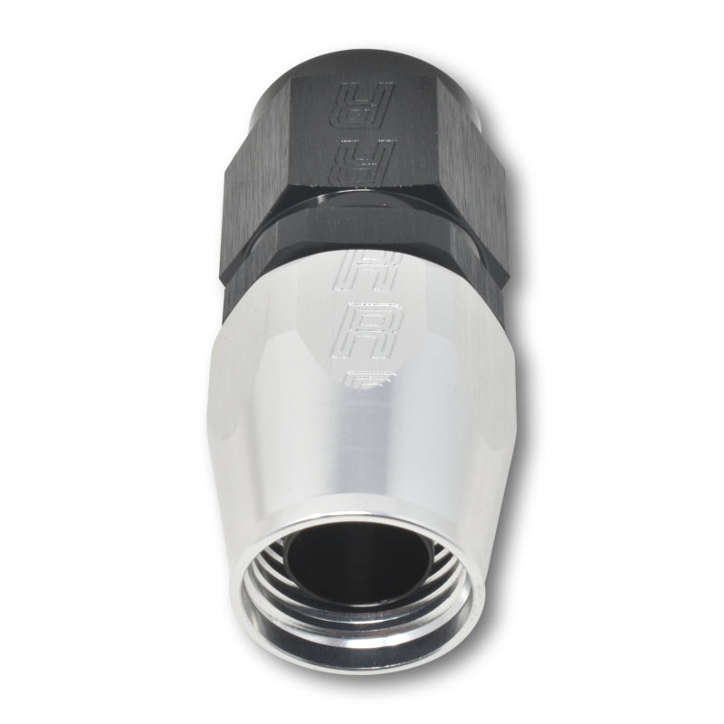 Russell Full Flow Straight Hose Ends - Black / Silver 610023 Photo - out of package