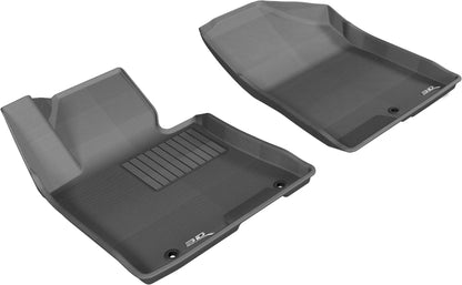 3D MAXpider 2013-2017 Hyundai Elantra GT Kagu 1st Row Floormat - Black L1HY01811509 L1HY01811509 Photo - Primary