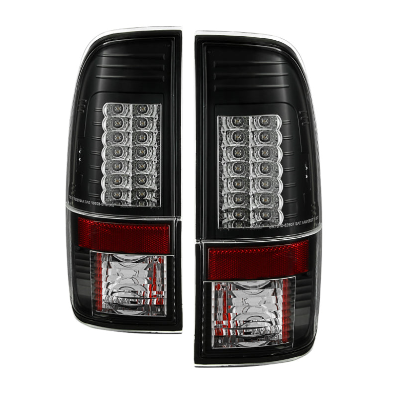 Spyder Ford Super Duty 08-15 Version 2 LED Tail Lights Black ALT-YD-FS07-LED-G2-BK 5029188 5029188 Photo - Primary