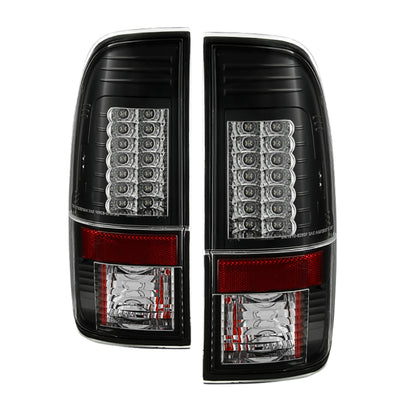 Spyder Ford Super Duty 08-15 Version 2 LED Tail Lights Black ALT-YD-FS07-LED-G2-BK 5029188 5029188 Photo - Primary