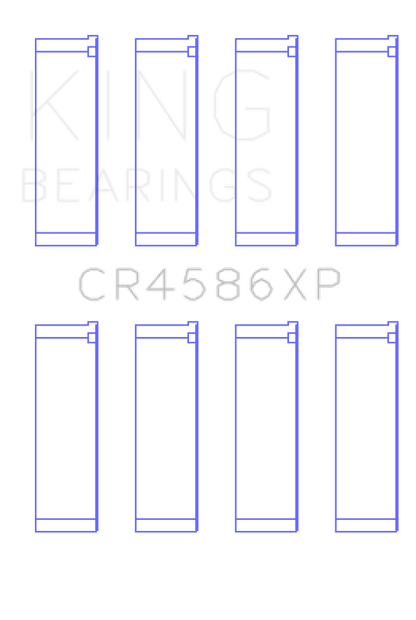 King Engine Bearings King Mitsubishi 4B11T EVO X 2007+ (Size STDX) Performance Rod Bearing Set CR4586XPSTDX CR4586XPSTDX Photo - Primary