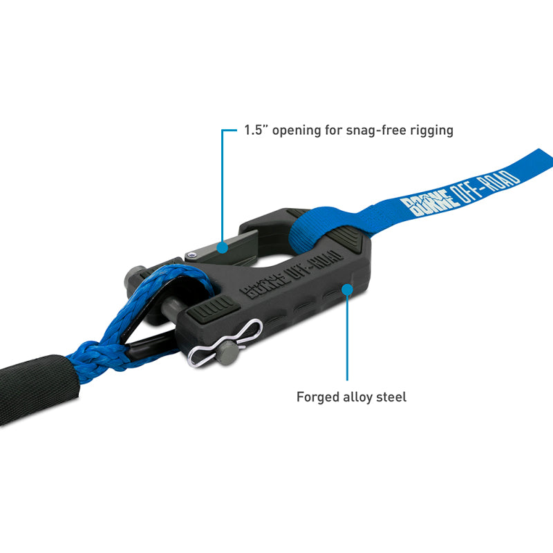 Borne Off-Road 10K Winch - Blue Synthetic Rope BNWN-10-SBL BNWN-10-SBL Photo - Primary