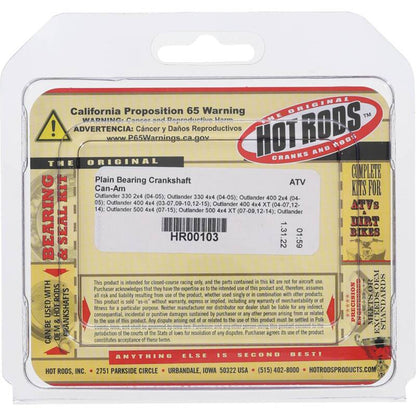 Hot Rods 03-07/09-10/12-15 Can-Am Outlander 400 4x4 400cc Plain Bearing Crankshaft HR00103 HR00103 Photo - Primary