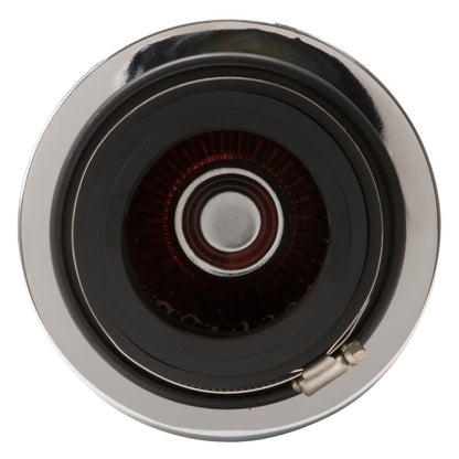 Edelbrock Air Filter, Pro-Flo Series, Conical, 10" Tall, Red/Chrome 43691 Photo - Unmounted