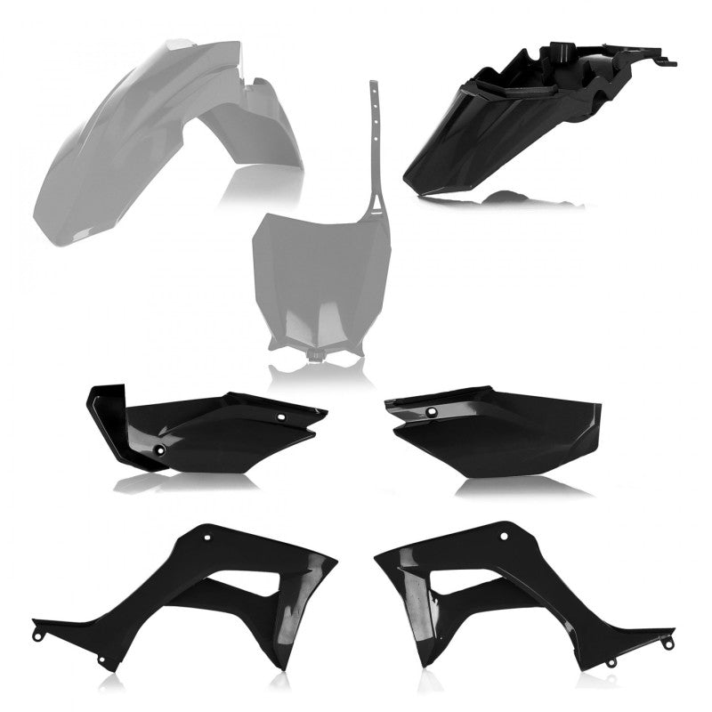 Acerbis 19+ Honda CRF110F Full Plastic Kit - Gray/Black 2861931019 2861931019 Photo - Primary