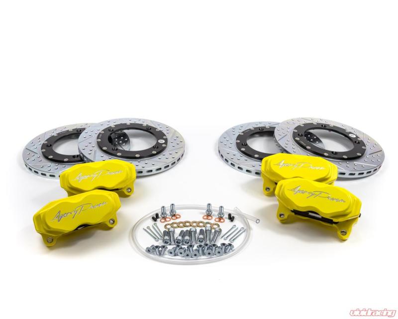 Agency Power Big Brake Kit Front and Rear Yellow Can-Am Maverick X3 Turbo 14-18 AP-BRP-X3-460-YLW