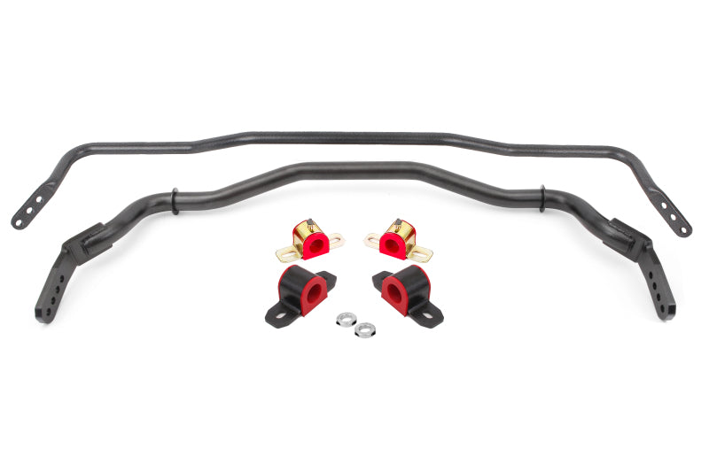 BMR Suspension BMR 15-22 S550 Mustang Sway Bar Kit with Bushings  Front and Rear Black Hammertone SB763H SB763H Photo - Primary