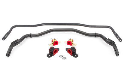BMR Suspension BMR 15-22 S550 Mustang Sway Bar Kit with Bushings  Front and Rear Black Hammertone SB763H SB763H Photo - Primary