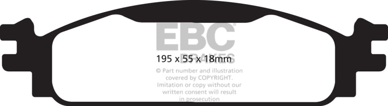 EBC Disc Brake Pad Set DP41825R Photo - Primary