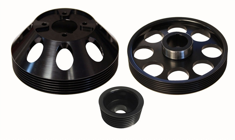 Torque Solution Lightweight Water Pump, Crank and Alternator Pulley Combo: Hyundai Genesis Coupe 3.8 2010+ TS-GEN-006B Photo - Primary