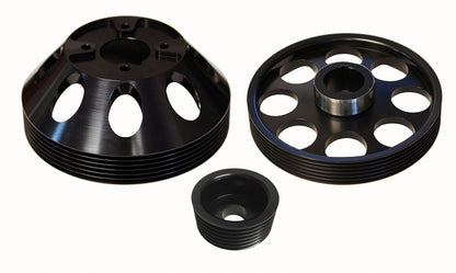Torque Solution Lightweight Water Pump, Crank and Alternator Pulley Combo: Hyundai Genesis Coupe 3.8 2010+ TS-GEN-006B Photo - Primary