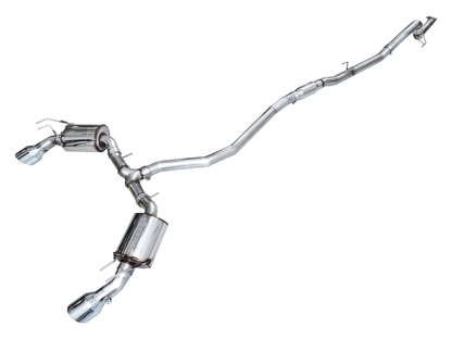 AWE Tuning 22+ Honda Civic Si/Acura Integra Touring Edition Catback Exhaust - Dual Chrome Silver Tip 3015-32331 3015-32331 Photo - Primary