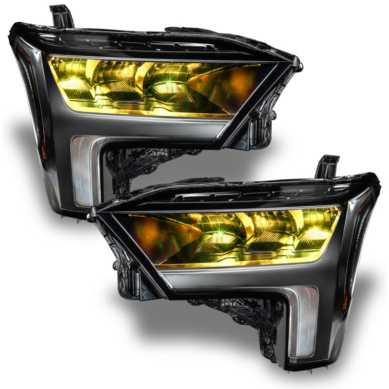 ORACLE Lighting Oracle 2022+ Toyota Tundra ColorSHIFT RGB Demon Eye Headlight Upgrade Kit 1474-334 1474-334 Photo - Mounted