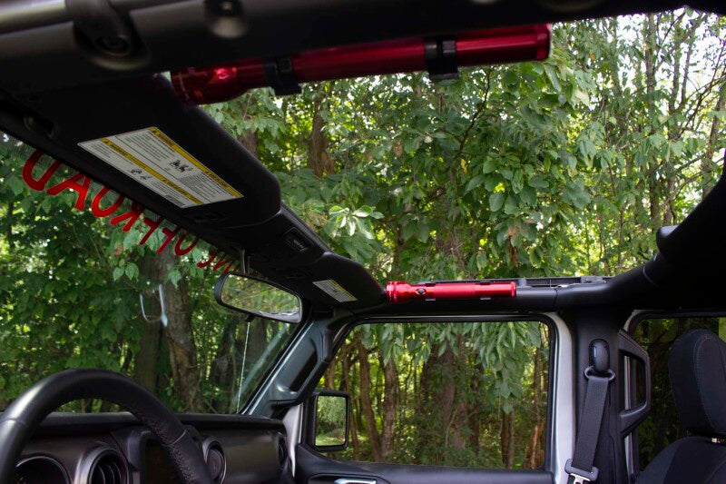 Fishbone Offroad 2018+ Jeep Wrangler JL Roll Bar Flashlight Mount Front FB25092 FB25092 Photo - lifestyle view