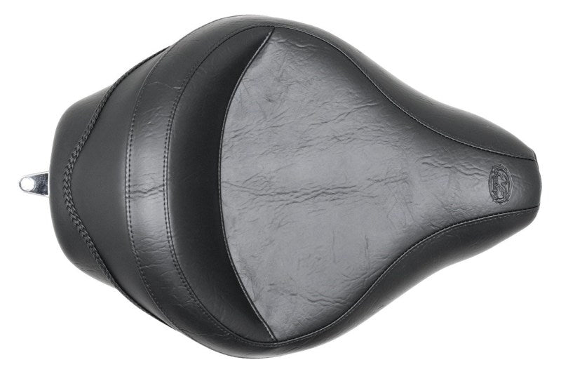 Mustang Motorcycle Mustang 04-21 Harley Sportster 4.5 Gallon Wide Touring Solo Seat - Black 76150 76150 User 1