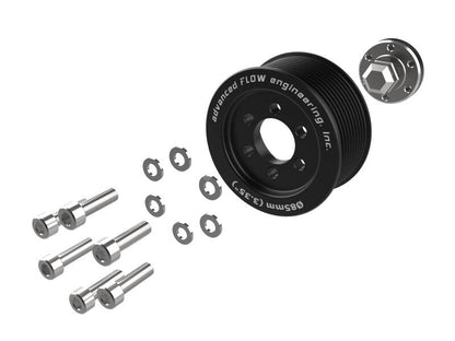 aFe 15-23 Dodge Challenger / 15-23 Dodge Charger SRT Hellcat 3.35in Supercharger Power Pulley Kit 79-10005 79-10005 Photo - Unmounted