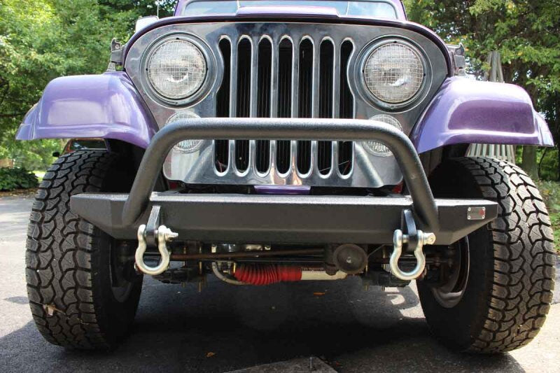 Fishbone Offroad 87-95 Jeep YJ YJ Wrangler Piranha Front Bumper w Tube Guard FB22080 FB22080 Photo - lifestyle view