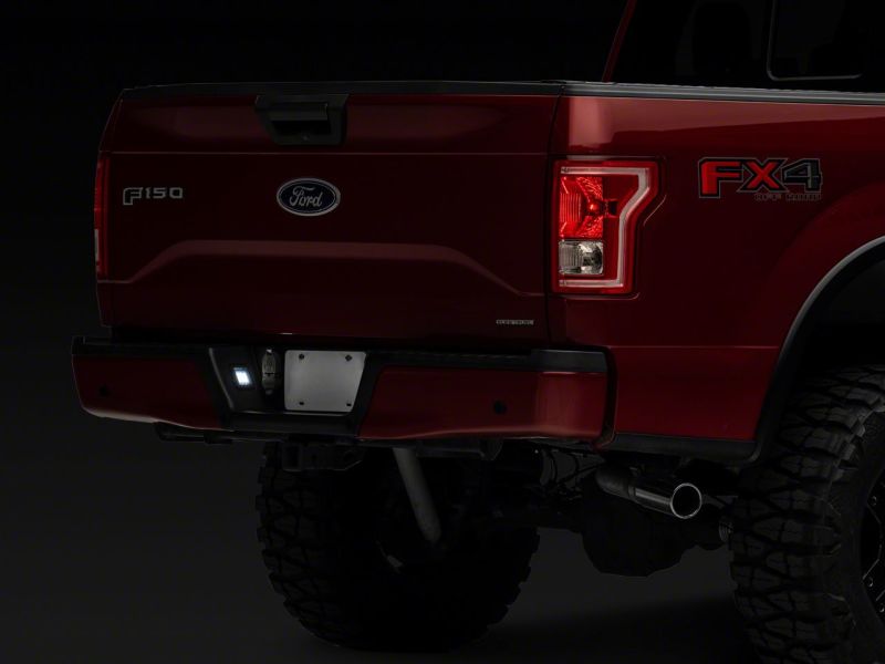 Raxiom 07-14 Ford F-150 Axial Series LED License Plate Lamps- Smoked T549999 T549999 Photo - Close Up