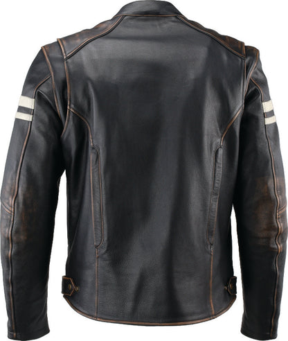 Kuryakyn Leather By River Road Hoodlum Vintage Leather Jacket Black - Small 094382 094382 User 1