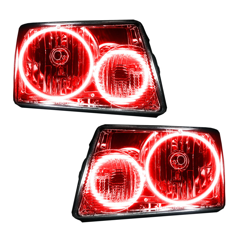ORACLE Lighting 01-11 Ford Ranger Pre-Assembled LED Halo Headlights -Red 7052-003