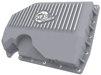 aFe 05-19 VW 1.8L/2.0L w/o Oil Sensor Engine Oil Pan Raw POWER Street Series w/ Machined Fins 46-71240A 46-71240A Photo - Primary