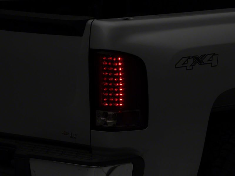 Raxiom 07-13 Chevrolet Silverado 1500 LED Tail Lights- Blk Housing (Clear Lens) S112716