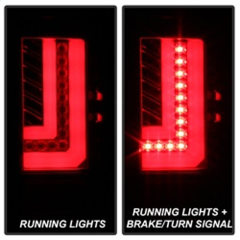 Spyder GMC Sierra 2016-2017 Light Bar LED Tail Lights - Red Clear ALT-YD-GS16-LED-RC 5083807 5083807 Photo - Unmounted