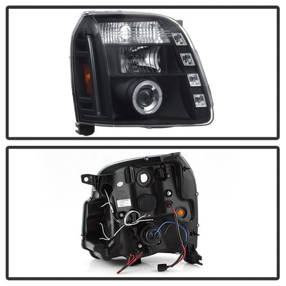 Spyder GMC Yukon 07-14/GMC Yukon Denali 07-14Projector Headlights LED Halo LED Blk PRO-YD-GY07-HL-BK 5029331 5029331 Photo - Unmounted