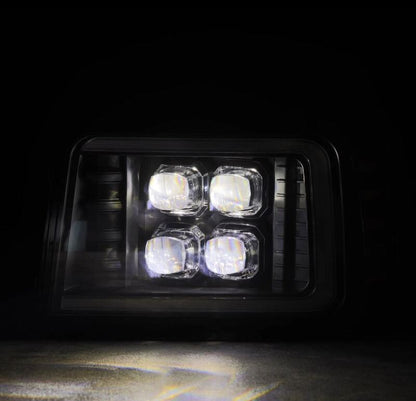 AlphaRex 92-96 Ford F-Series/Bronco NOVA-Series LED Proj Headlight Bk w/Actv Light SeqSig & SBDRL 880299 880299 User 2