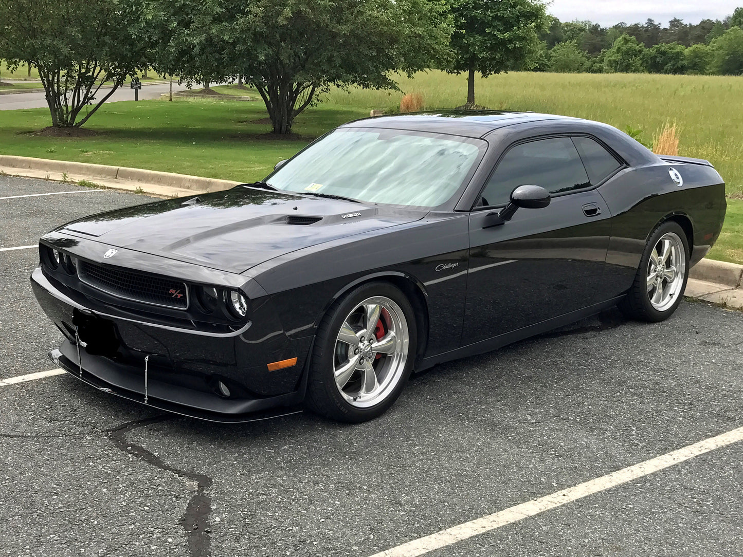 APR Dodge Challenger RT/ SXT Carbon Fiber Front Wind Splitter 2008 - 2010