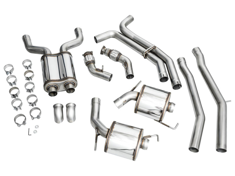 AWE Tuning AWE Audi 2019-2023 C8 A6/A7 3.0T Touring Edition Cat-back Exhaust- Turn Downs 3015-31003 3015-31003 Photo - out of package