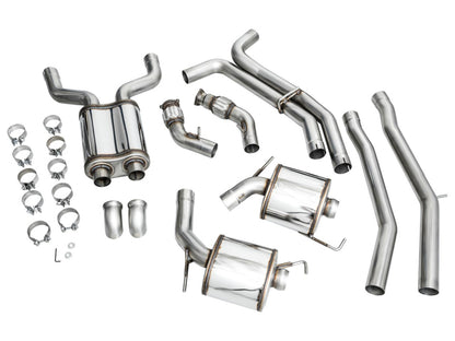 AWE Tuning AWE Audi 2019-2023 C8 A6/A7 3.0T Touring Edition Cat-back Exhaust- Turn Downs 3015-31003 3015-31003 Photo - out of package