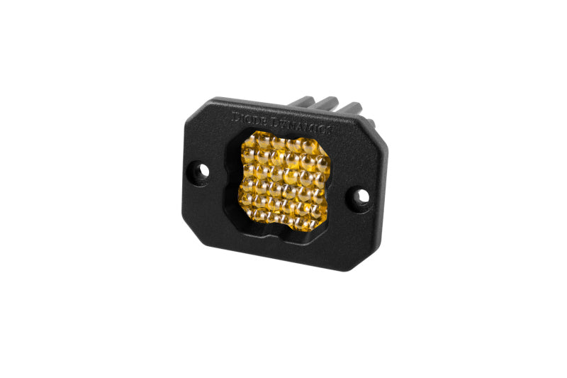 Diode Dynamics Stage Series C1 LED Pod Sport - Yellow Flood Flush ABL Each DD6473S DD6473S Photo - Primary