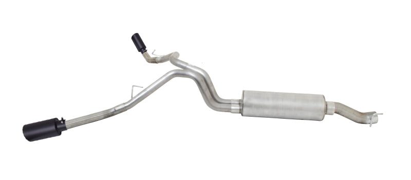 Gibson 14-17 Ram 2500 Big Horn 6.4L 2.5in Cat-Back Dual Extreme Exhaust - Black Elite 66567B 66567B Photo - Primary