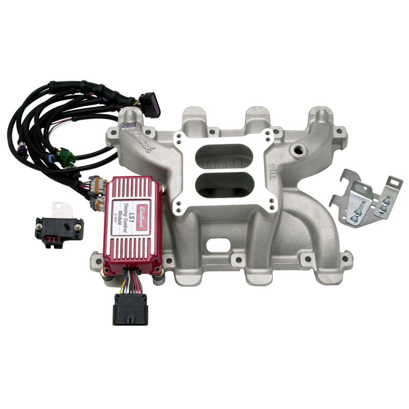 Edelbrock SBC LS-1 Carbureted Manifold 7118 Photo - Primary