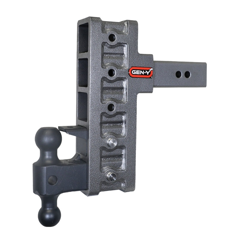 GEN-Y Hitch Gen-Y Mega Duty 2.5in Shank 9in Offset Drop 21K Hitch w/GH-061 Dual-Ball/GH-062 Pintle Lock GH-925 GH-925 Photo - Primary