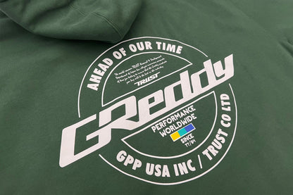 GReddy Worldwide Seal Pullover Hoodie - Sport Green