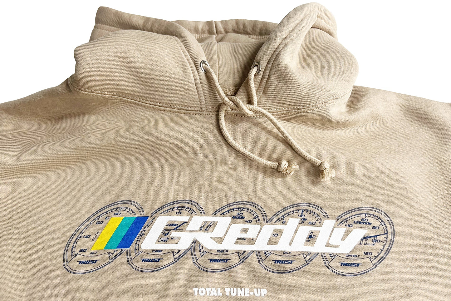GReddy Meters Pullover Hoodie - Sand color