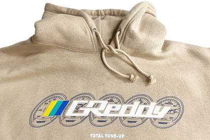 GReddy Meters Pullover Hoodie - Sand color