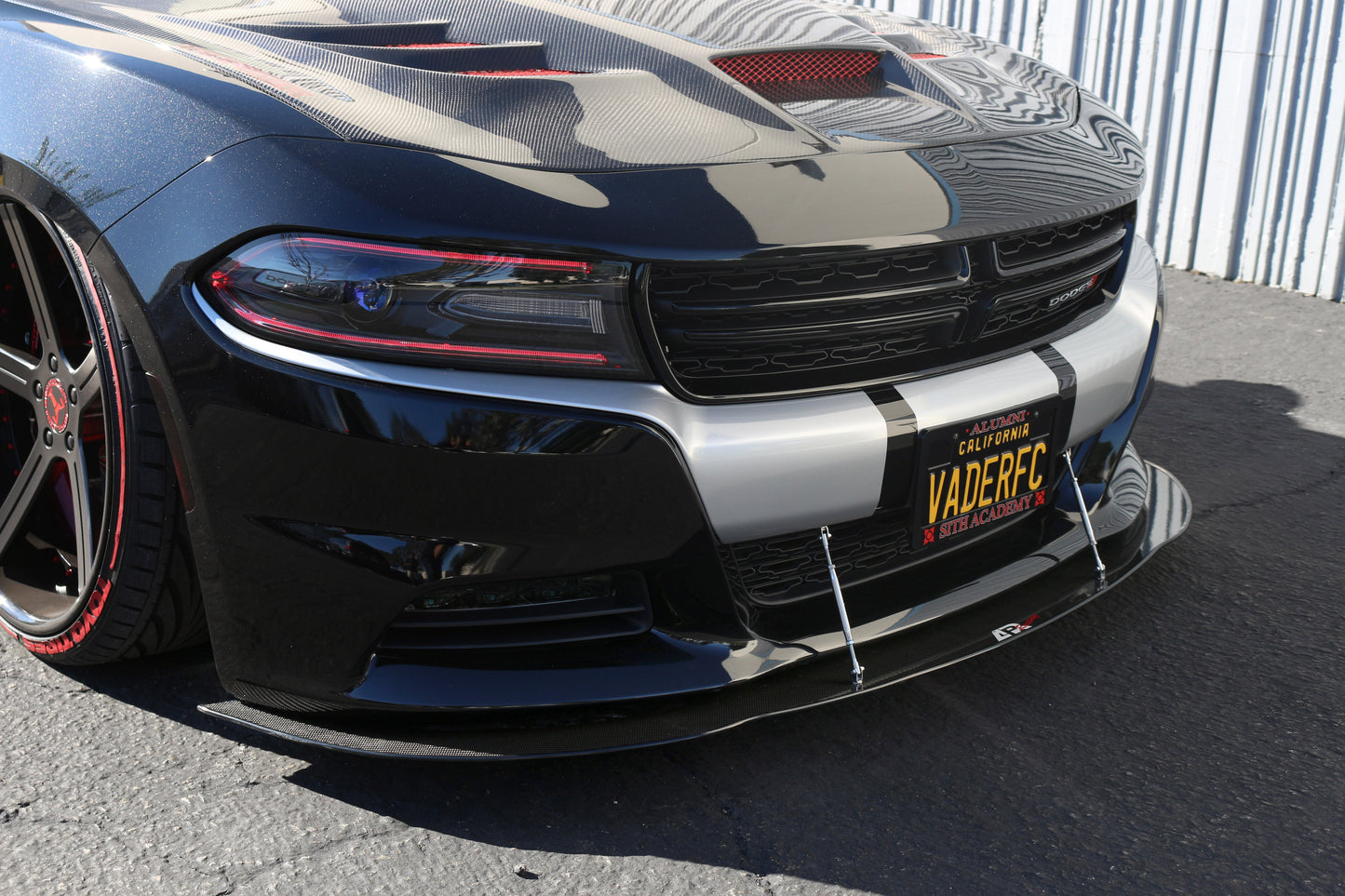 APR Dodge Charger RT/ SXT Carbon Fiber Front Wind Splitter 2015 - 2018