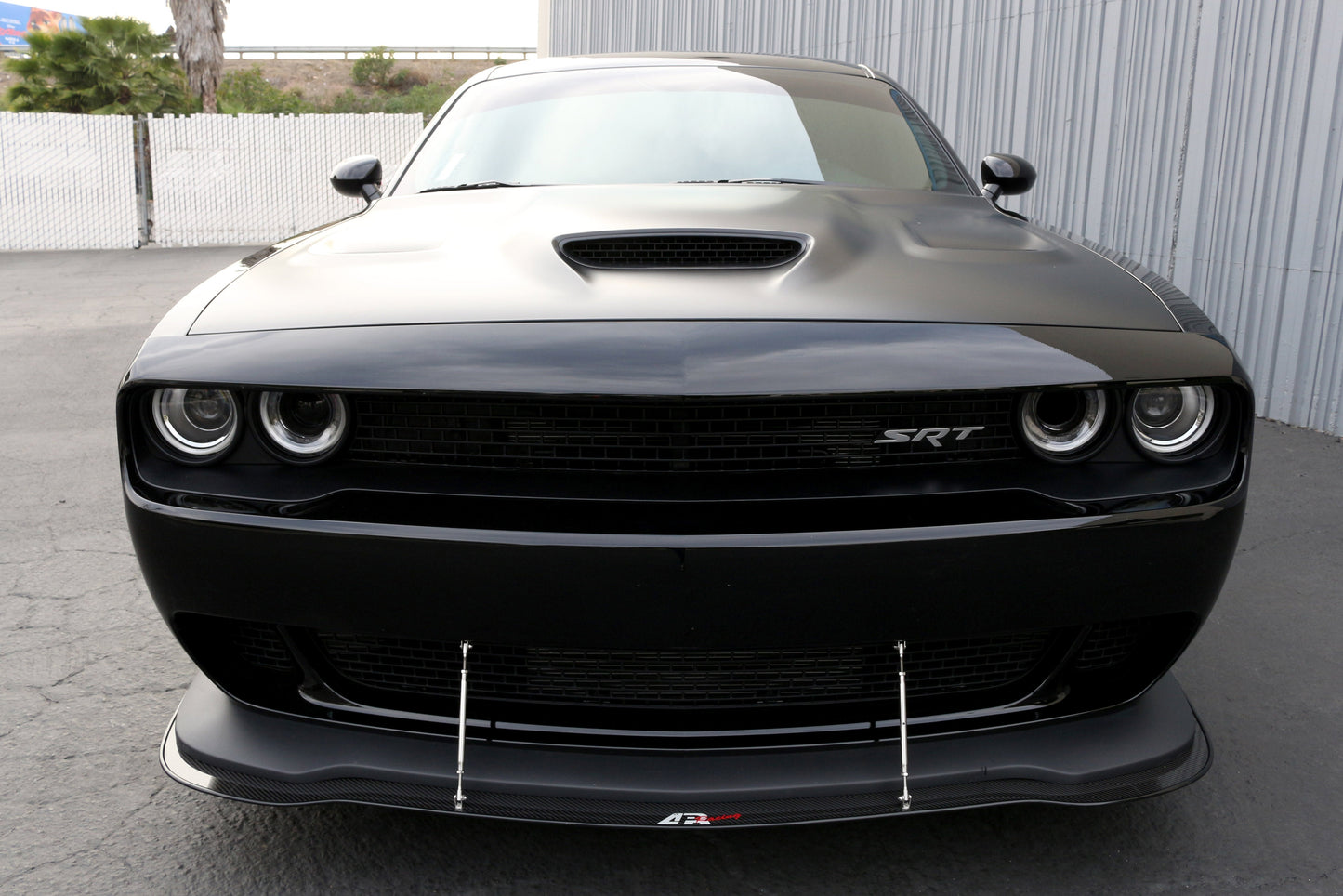 APR Dodge Challenger Hellcat Carbon Fiber Front Wind Splitter 2015 - 2023