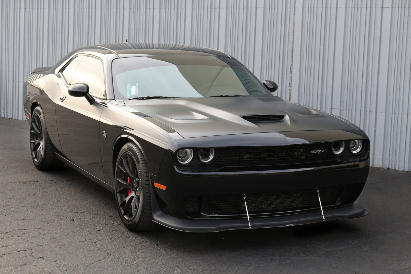 APR Dodge Challenger Hellcat Carbon Fiber Front Wind Splitter 2015 - 2023