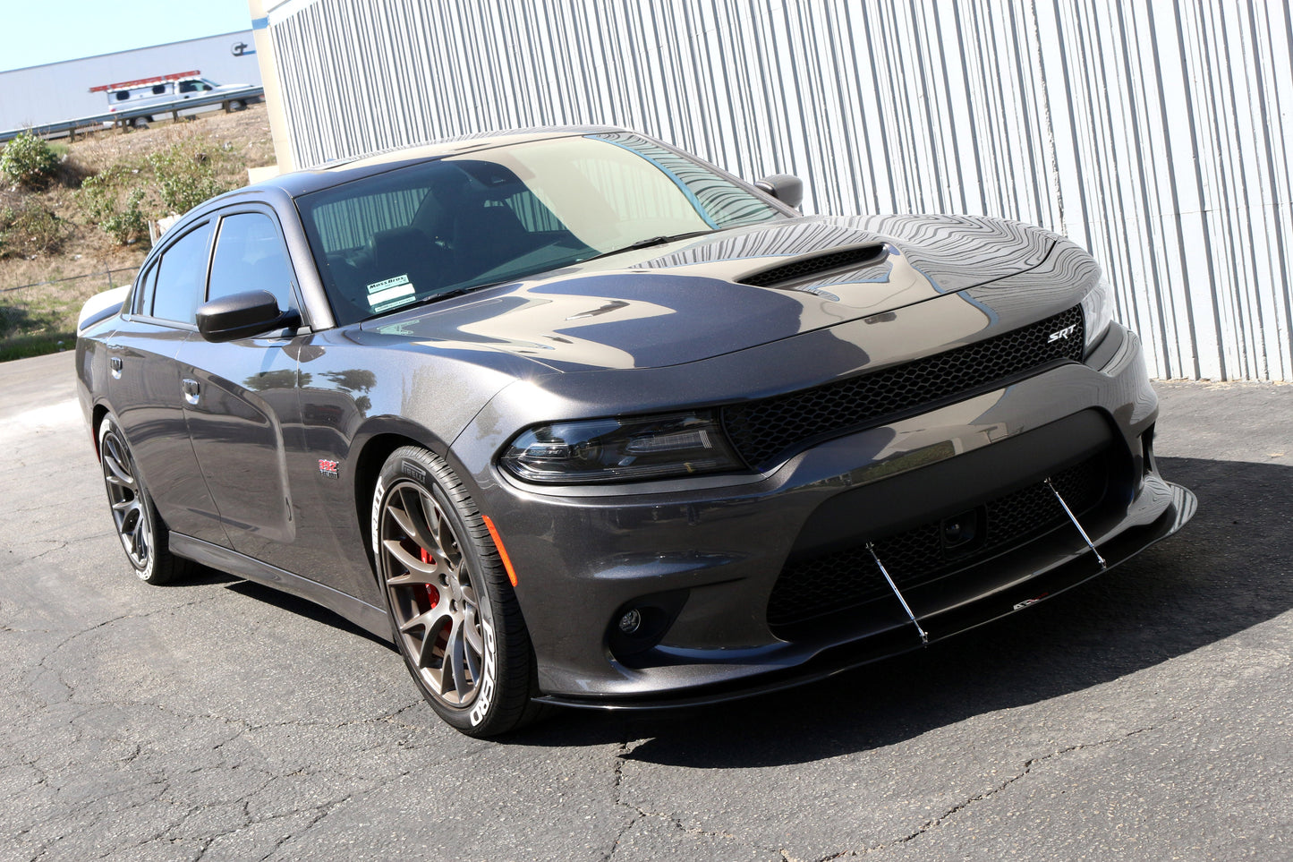 APR Dodge Charger SRT-8/ Hellcat/ Scat Pack Carbon Fiber Front Wind Splitter 2015 - 2019