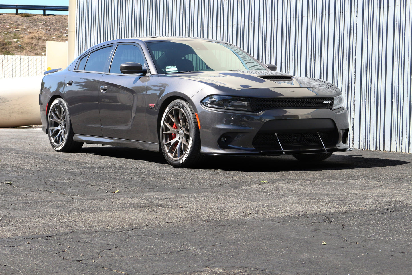 APR Dodge Charger SRT-8/ Hellcat/ Scat Pack Carbon Fiber Front Wind Splitter 2015 - 2019