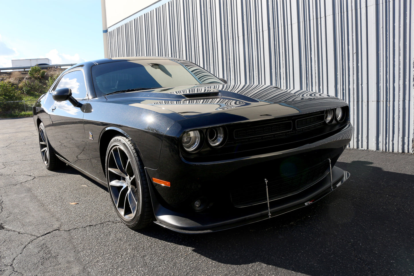 APR Dodge Challenger Scat Pack/ SRT Carbon Fiber Front Wind Splitter 2015 - 2023