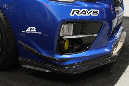 APR Subaru WRX STI Carbon Fiber Front Bumper Bottom Canards 2015-2017