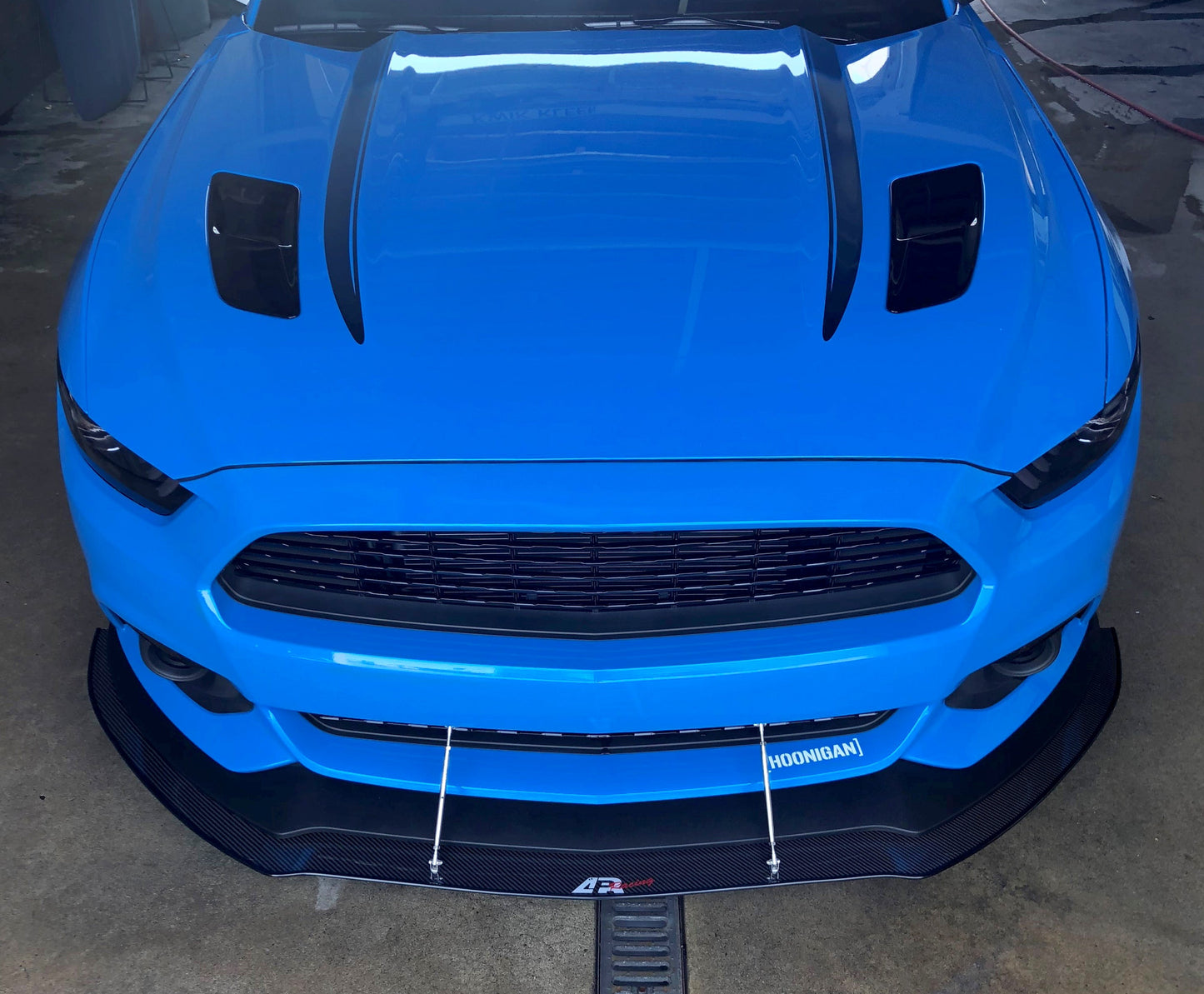APR Ford Mustang S550 Carbon Fiber Front Wind Splitter 2015-2017
