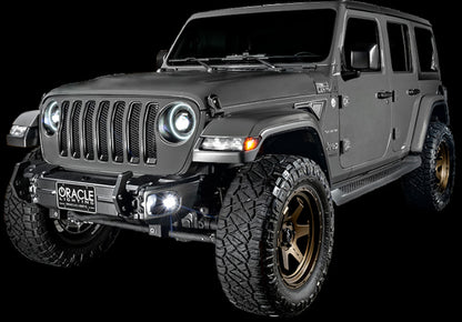 ORACLE Lighting Oracle Jeep Wrangler JL/Gladiator JT Sport High Performance W LED Fog Lights - Red 5847-003 5847-003 Photo - Mounted