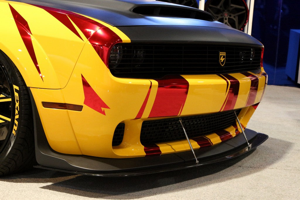APR Dodge Challenger Demon/ Hellcat Widebody Carbon Fiber Front Wind Splitter 2018 - 2023